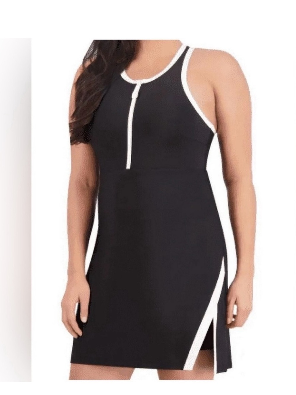 Sage Collective Activeware Dress Black & White Size XS